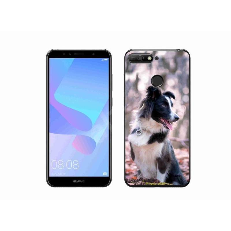 Gelový obal mmCase na mobil Huawei Y6 Prime 2018 - border kolie 2