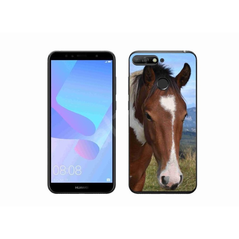 Gelový obal mmCase na mobil Huawei Y6 Prime 2018 - hnědý kůň