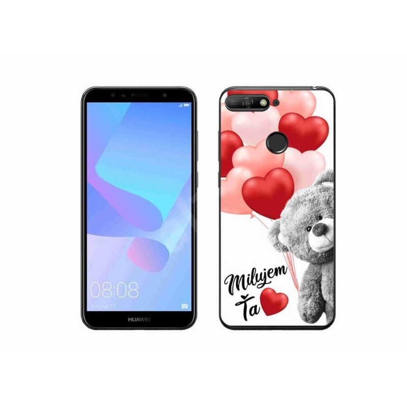 Gelový obal mmCase na mobil Huawei Y6 Prime (2018) - milujem Ťa sk