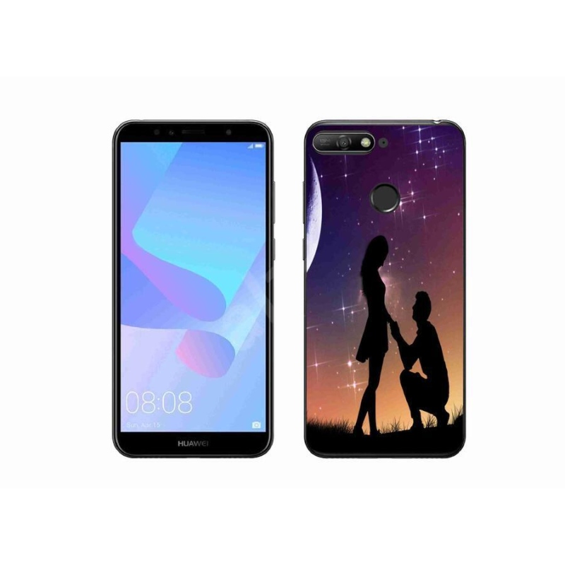 Gelový obal mmCase na mobil Huawei Y6 Prime 2018 - žádost o ruku