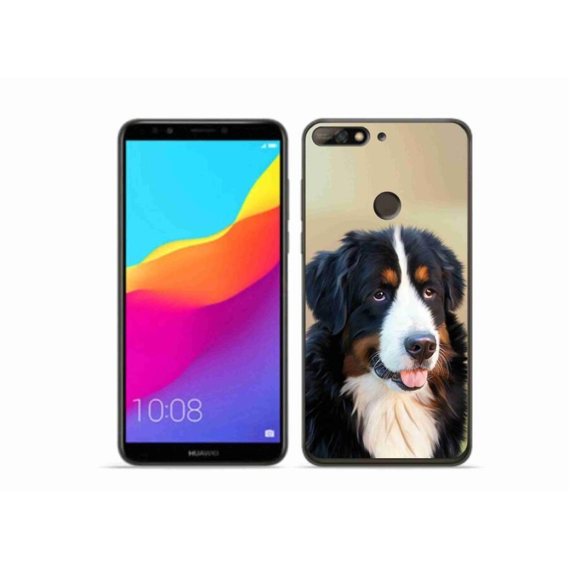 Gelový obal mmCase na mobil Huawei Y7 Prime (2018) - bernský salašnický pes