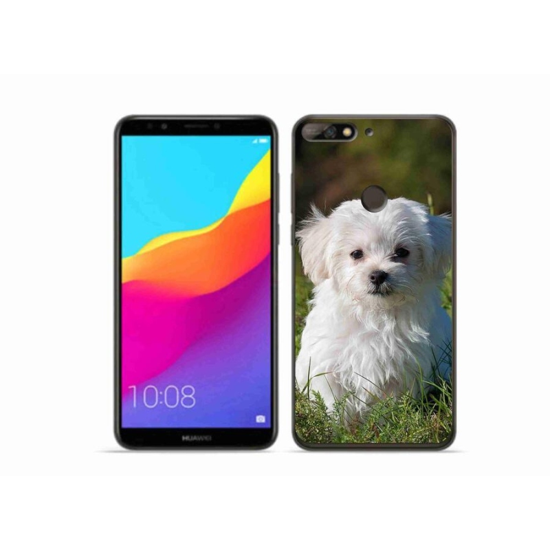 Gelový obal mmCase na mobil Huawei Y7 Prime (2018) - bišonek