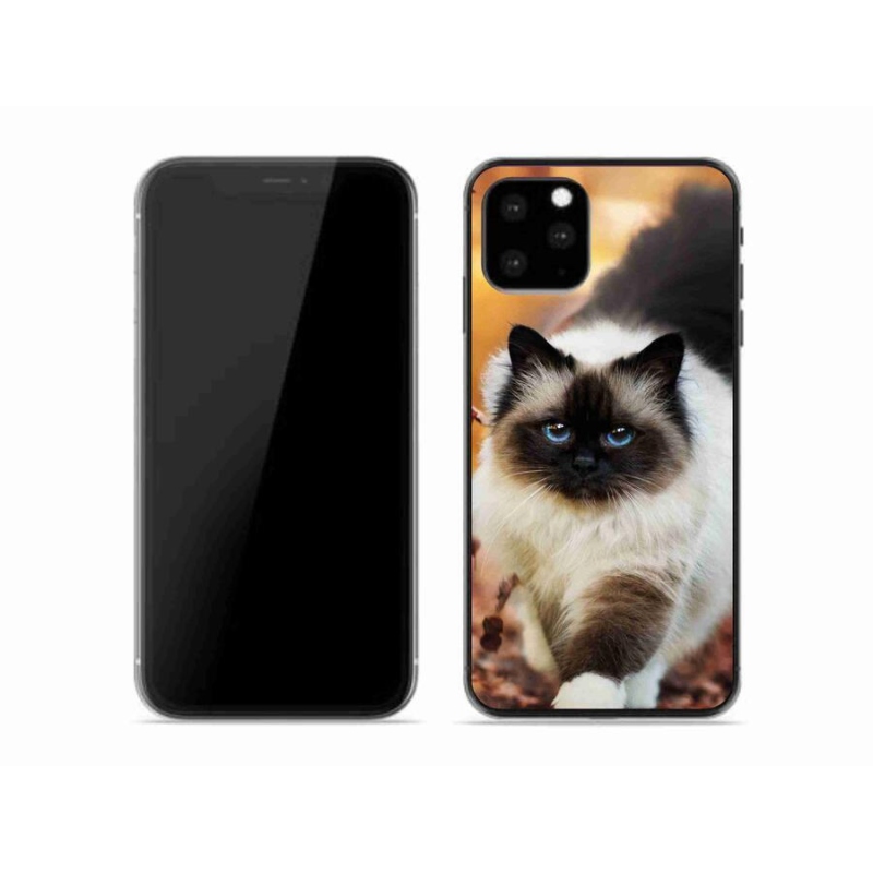Gelový obal mmCase na mobil iPhone 11 Pro - kočka 1