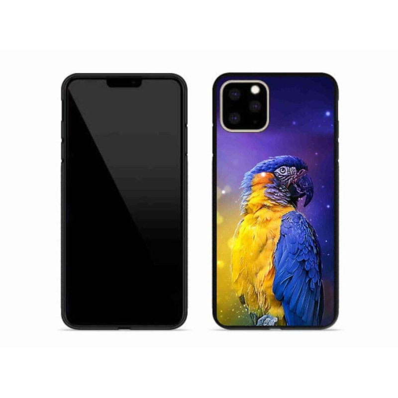 Gelový obal mmCase na mobil iPhone 11 Pro Max - papoušek ara 1