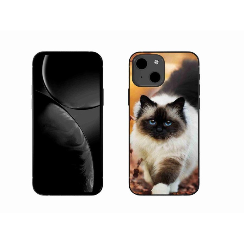 Gelový obal mmCase na mobil iPhone 13 6.1 - kočka 1