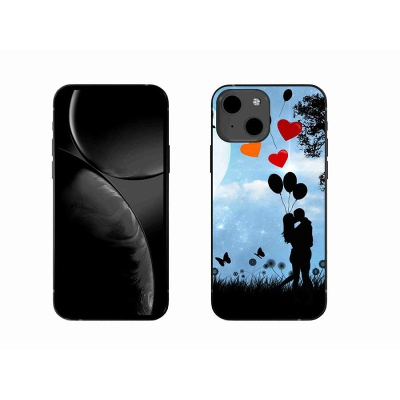 Gelový obal mmCase na mobil iPhone 13 6.1 - zamilovaný pár