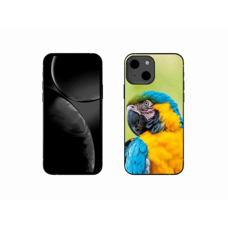 Gelový obal mmCase na mobil iPhone 13 mini 5.4 - papoušek ara 2