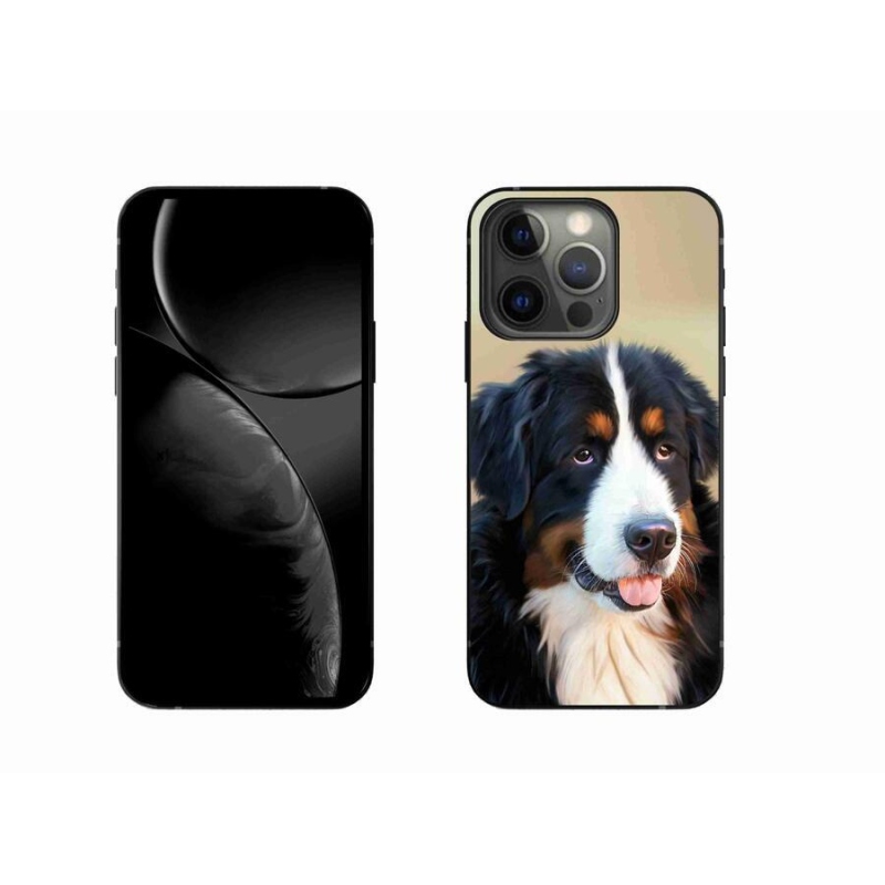 Gelový obal mmCase na mobil iPhone 13 Pro 6.1 - bernský salašnický pes