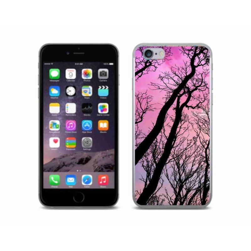 Gelový obal mmCase na mobil iPhone 6/6S - opadané stromy