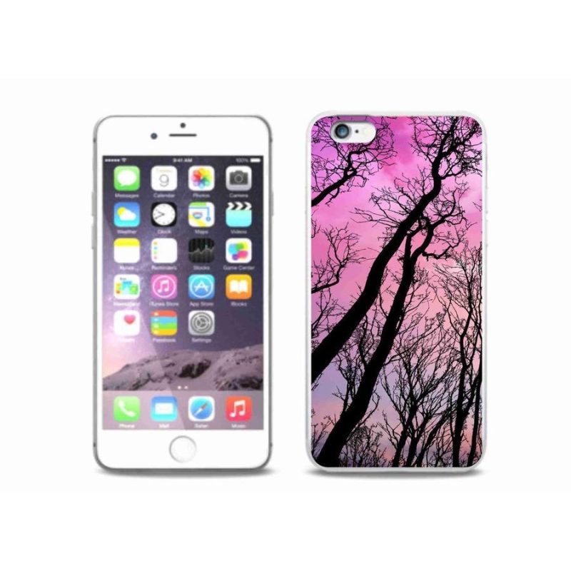 Gelový obal mmCase na mobil iPhone 6/6S Plus - opadané stromy