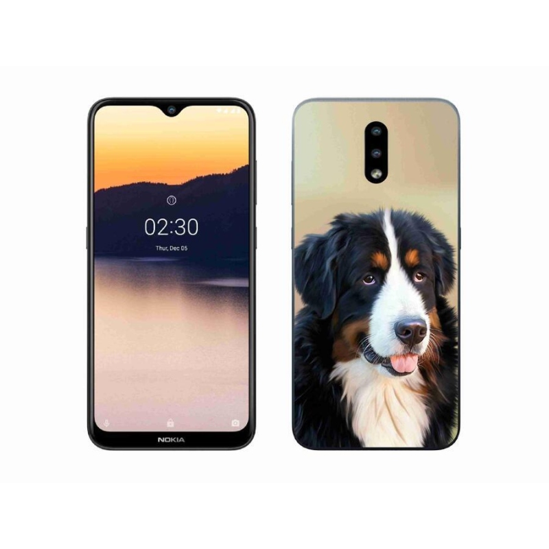 Gelový obal mmCase na mobil Nokia 2.3 - bernský salašnický pes