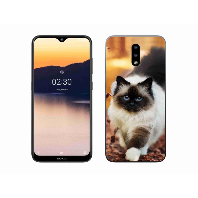 Gelový obal mmCase na mobil Nokia 2.3 - kočka 1