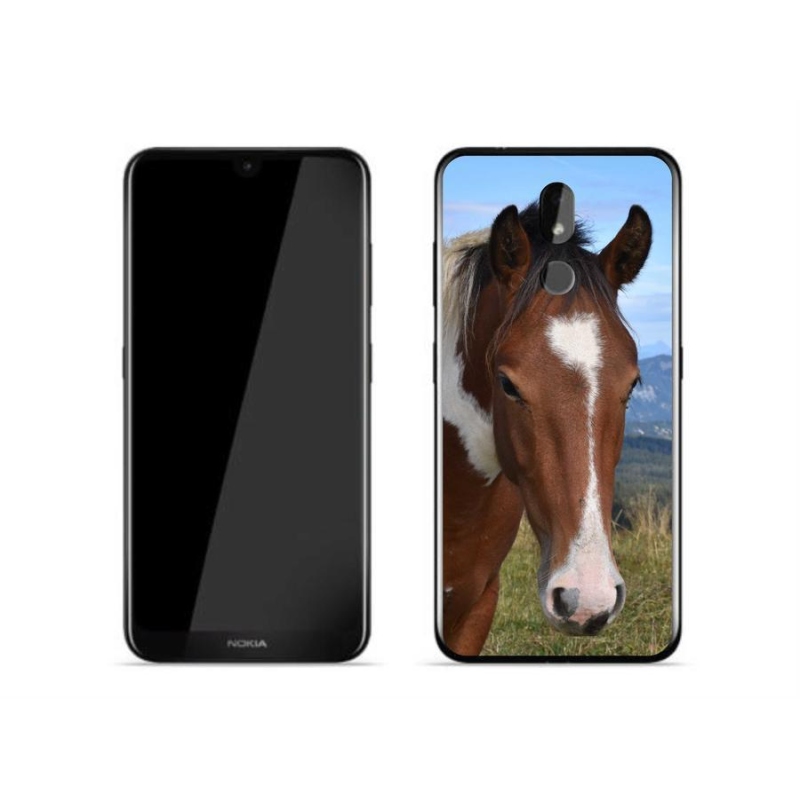 Gelový obal mmCase na mobil Nokia 3.2 - hnědý kůň