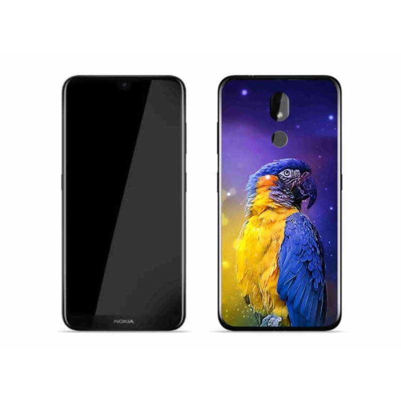 Gelový obal mmCase na mobil Nokia 3.2 - papoušek ara 1