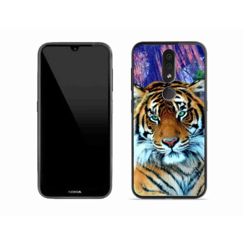 Gelový obal mmCase na mobil Nokia 4.2 - tygr