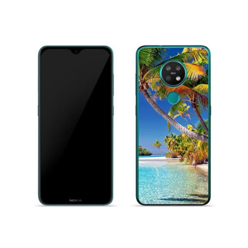 Gelový obal mmCase na mobil Nokia 6.2 - mořská pláž