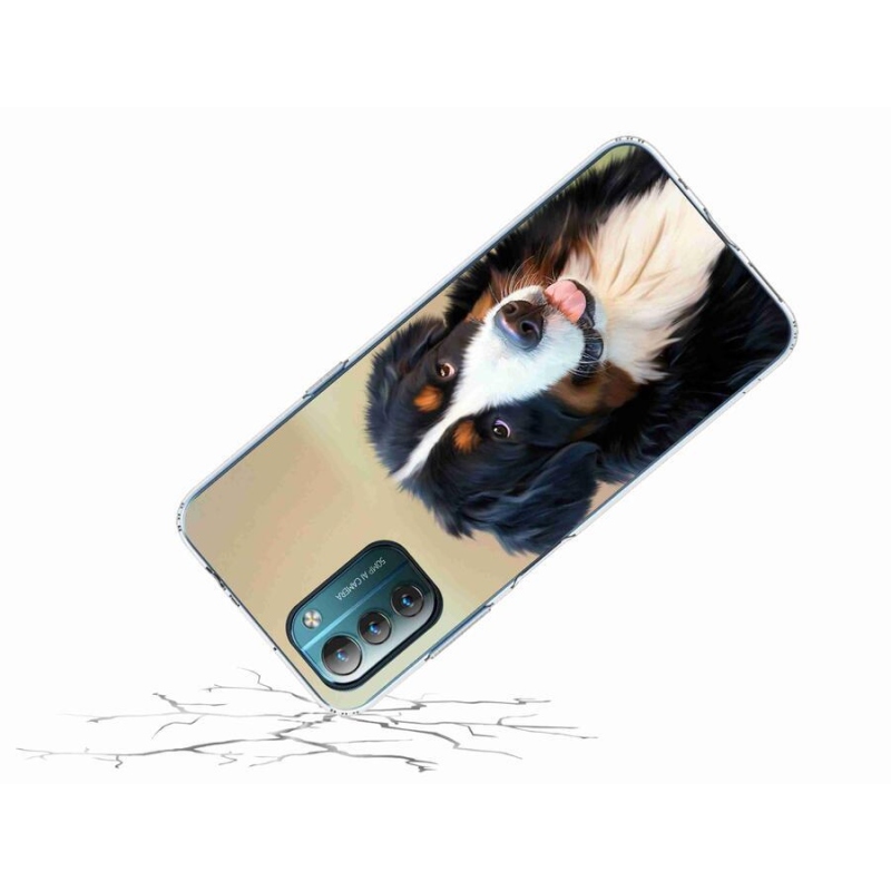Gelový obal mmCase na mobil Nokia G11/G21 - bernský salašnický pes