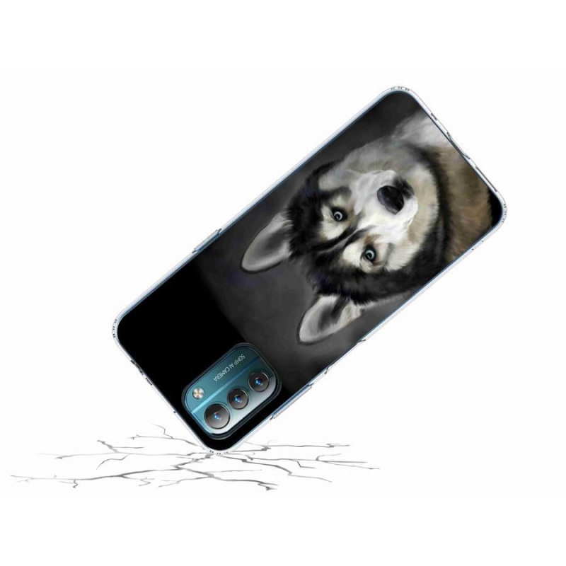 Gelový obal mmCase na mobil Nokia G11/G21 - husky
