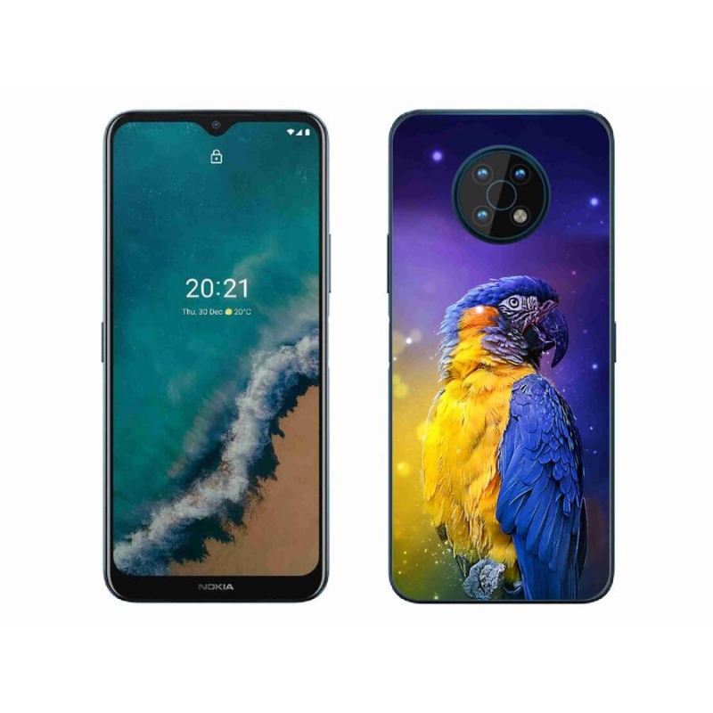 Gelový obal mmCase na mobil Nokia G50 - papoušek ara 1