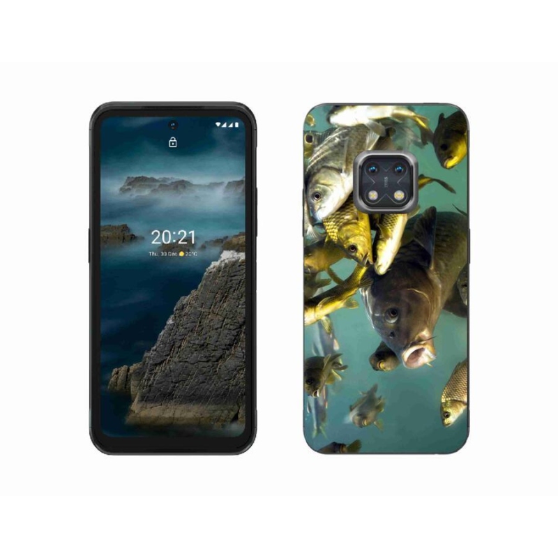 Gelový obal mmCase na mobil Nokia XR20 - hejno ryb