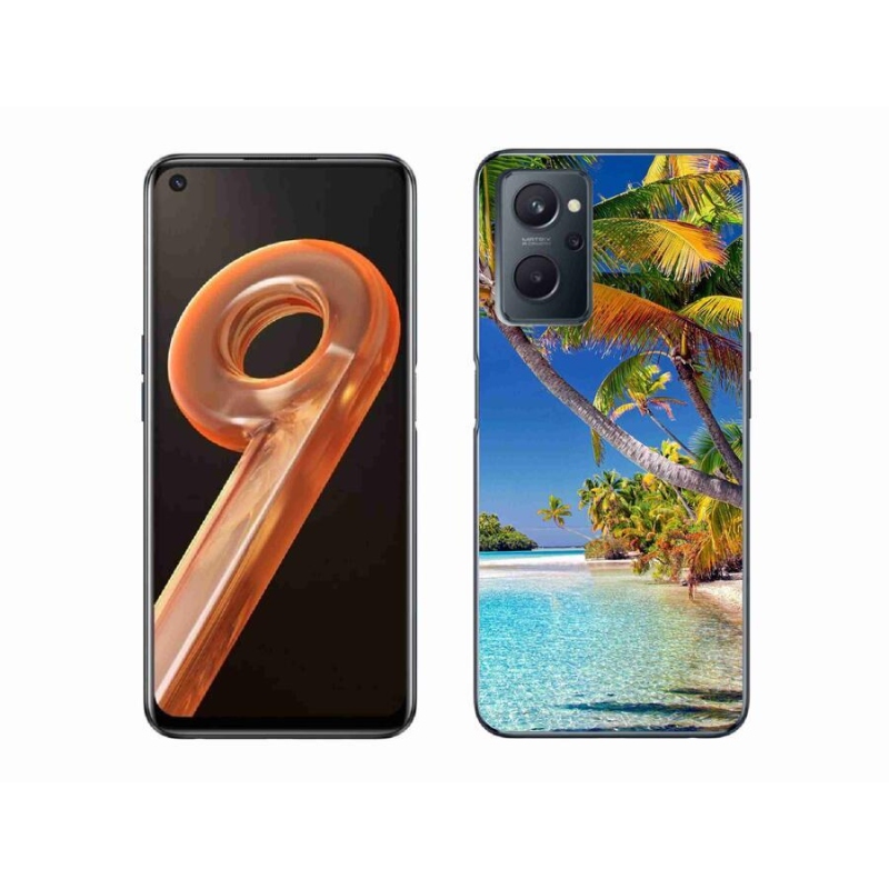 Gelový obal mmCase na mobil Realme 9i - mořská pláž