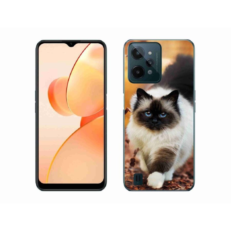 Gelový obal mmCase na mobil Realme C31 - kočka