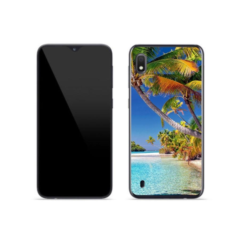 Gelový obal mmCase na mobil Samsung Galaxy A10 - mořská pláž