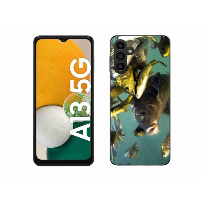 Gelový obal mmCase na mobil Samsung Galaxy A13 5G - hejno ryb