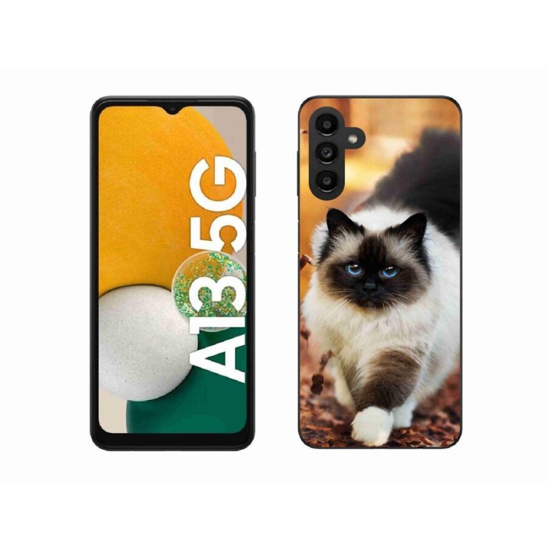 Gelový obal mmCase na mobil Samsung Galaxy A13 5G - kočka