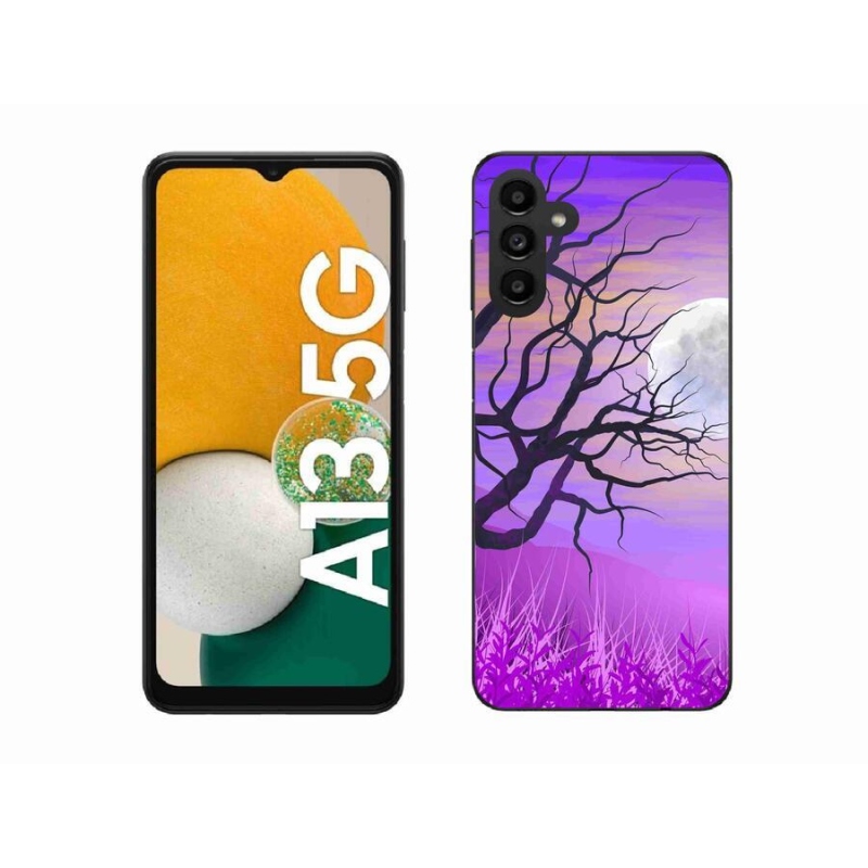 Gelový obal mmCase na mobil Samsung Galaxy A13 5G - kreslený opadaný strom