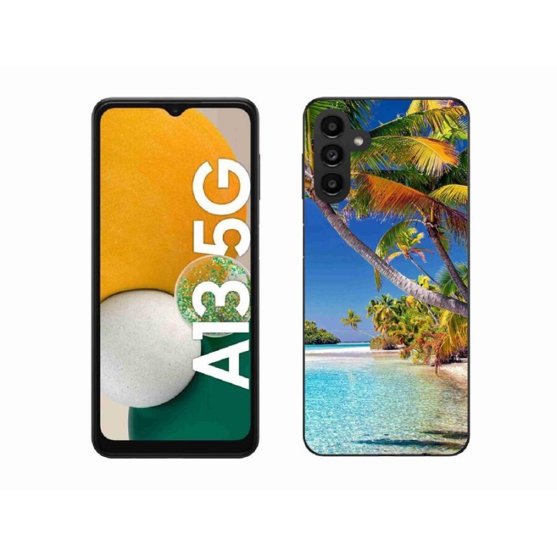 Gelový obal mmCase na mobil Samsung Galaxy A13 5G - mořská pláž