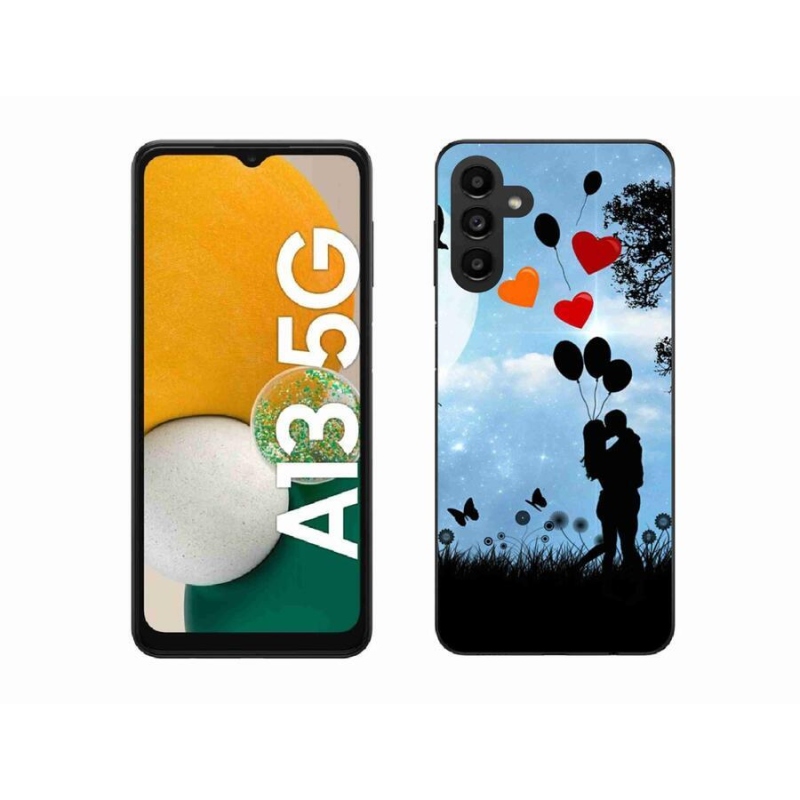 Gelový obal mmCase na mobil Samsung Galaxy A13 5G - zamilovaný pár