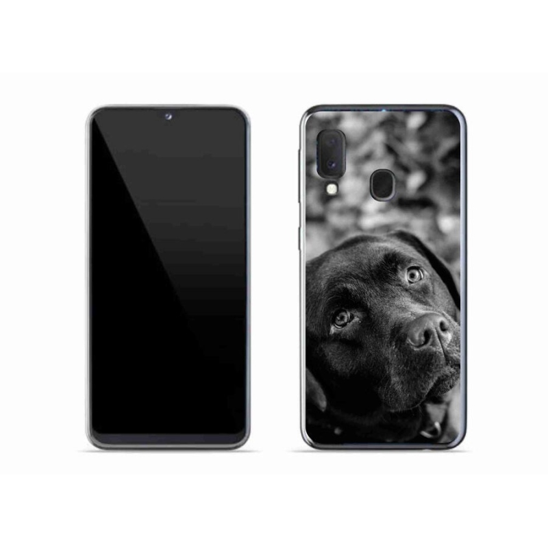 Gelový obal mmCase na mobil Samsung Galaxy A20e - labrador