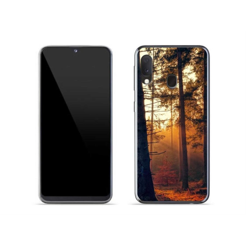 Gelový obal mmCase na mobil Samsung Galaxy A20e - les