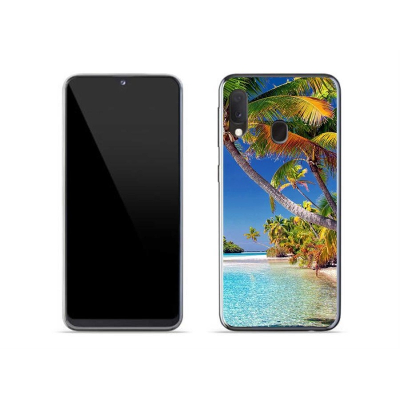 Gelový obal mmCase na mobil Samsung Galaxy A20e - mořská pláž