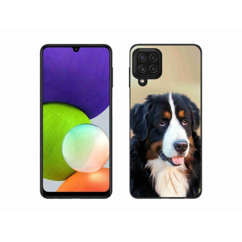 Gelový obal mmCase na mobil Samsung Galaxy A22 4G - bernský salašnický pes