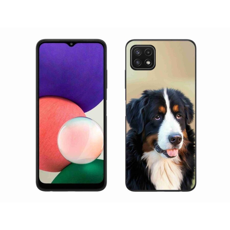 Gelový obal mmCase na mobil Samsung Galaxy A22 5G - bernský salašnický pes