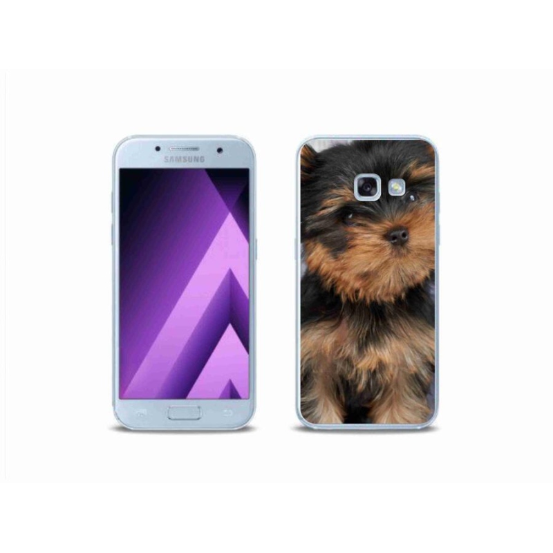 Gelový obal mmCase na mobil Samsung Galaxy A3 (2017) - jorkšír 9