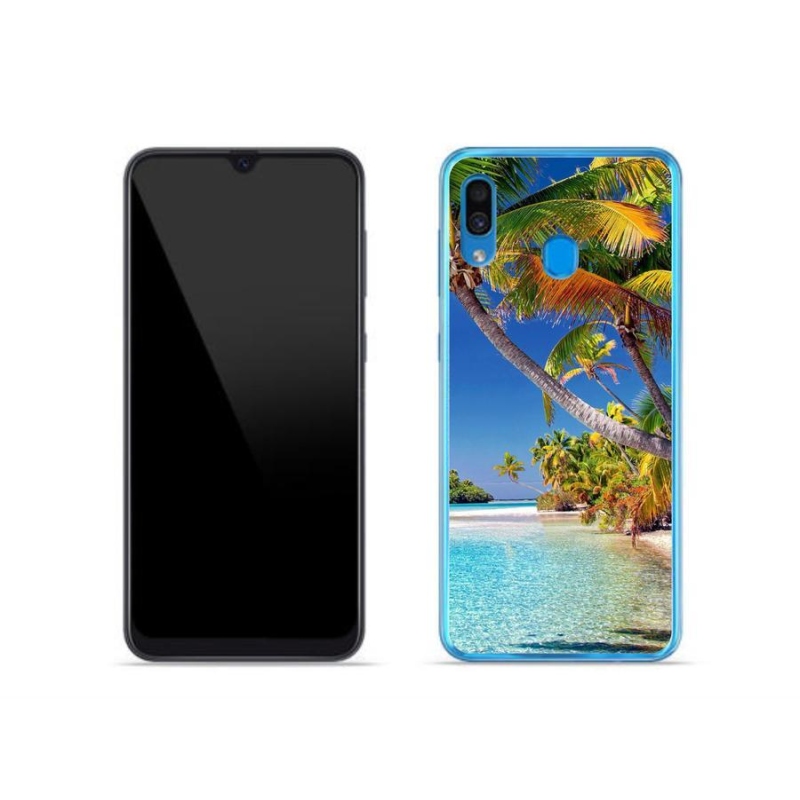 Gelový obal mmCase na mobil Samsung Galaxy A30 - mořská pláž