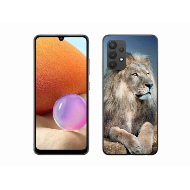 Gelový obal mmCase na mobil Samsung Galaxy A32 4G - lev 1