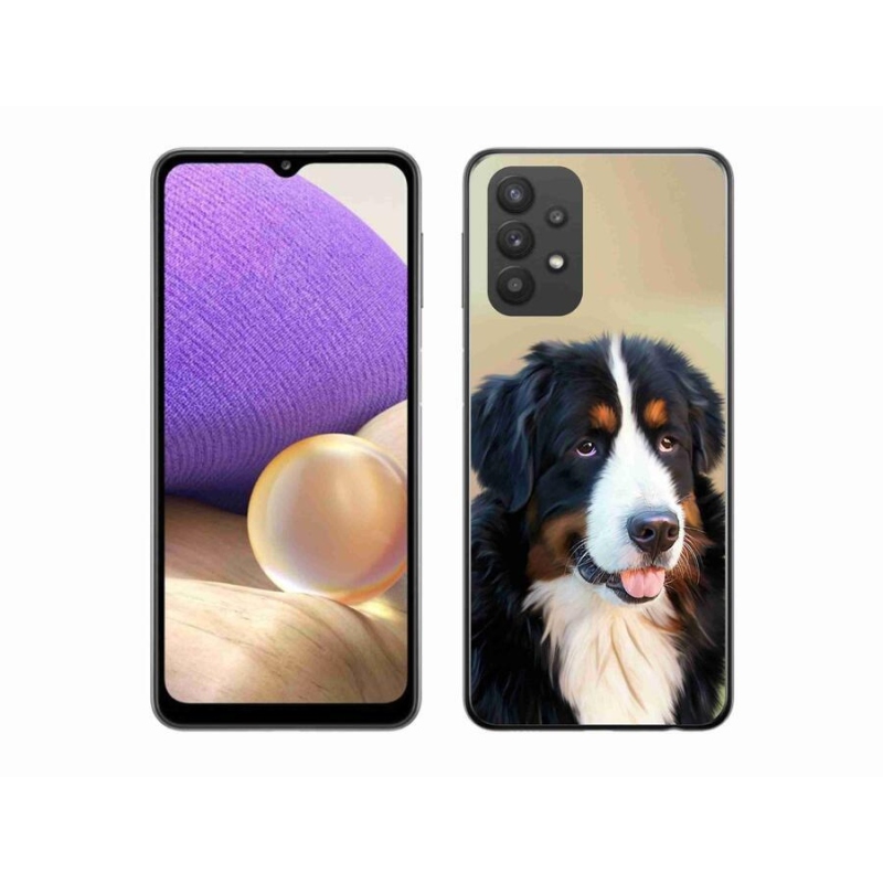 Gelový obal mmCase na mobil Samsung Galaxy A32 5G - bernský salašnický pes