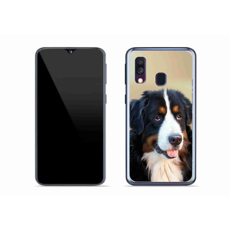 Gelový obal mmCase na mobil Samsung Galaxy A40 - bernský salašnický pes