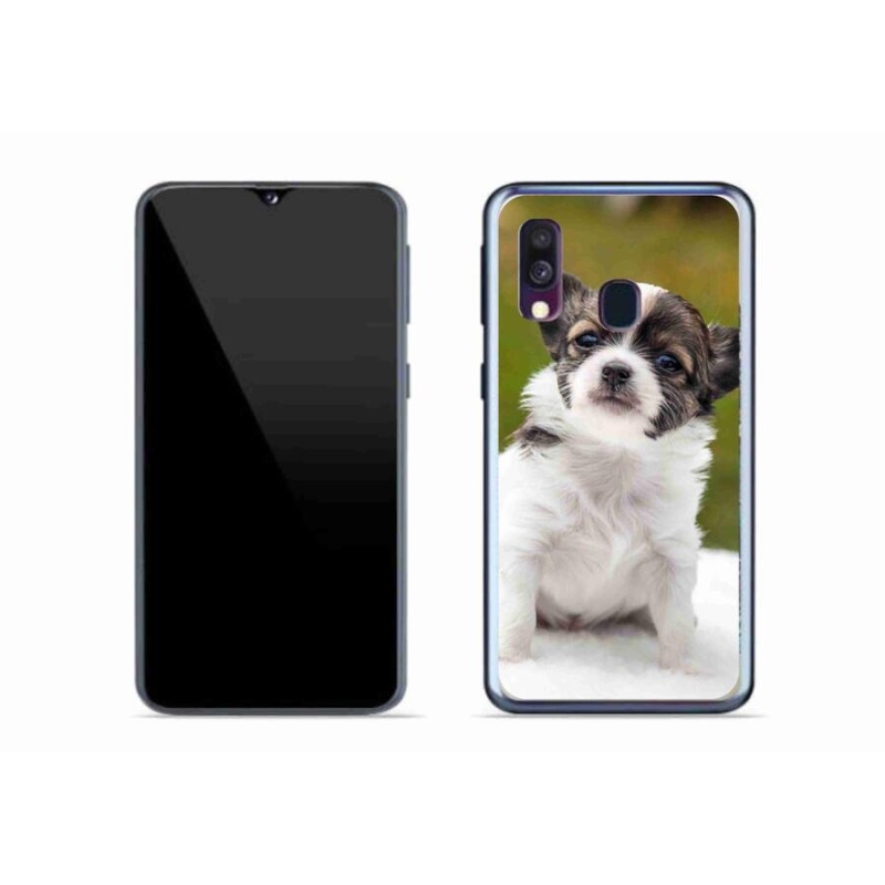 Gelový obal mmCase na mobil Samsung Galaxy A40 - čivava 4