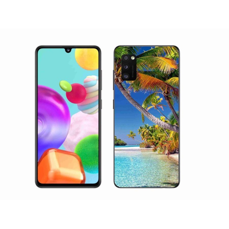 Gelový obal mmCase na mobil Samsung Galaxy A41 - mořská pláž