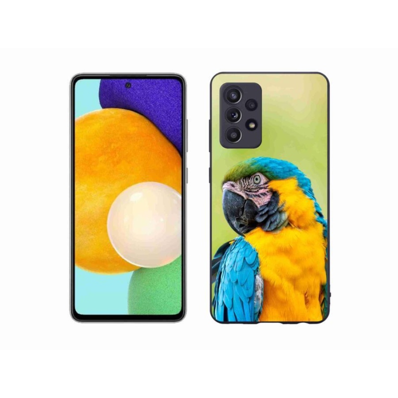 Gelový obal mmCase na mobil Samsung Galaxy A52/A52 5G - papoušek ara 2