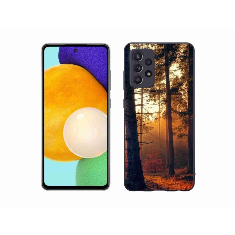 Gelový obal mmCase na mobil Samsung Galaxy A52s 5G - les