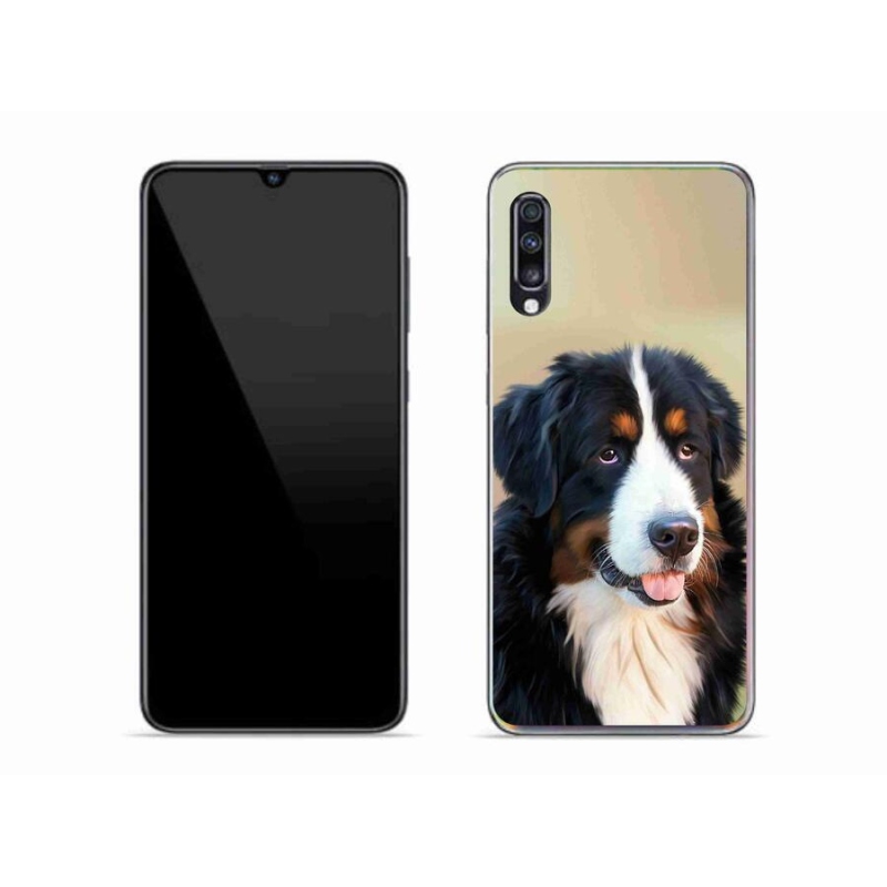 Gelový obal mmCase na mobil Samsung Galaxy A70 - bernský salašnický pes