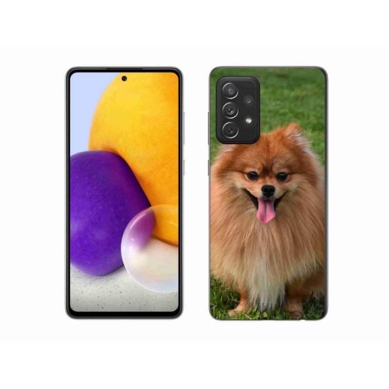 Gelový obal mmCase na mobil Samsung Galaxy A72/A72 5G - pomeranian
