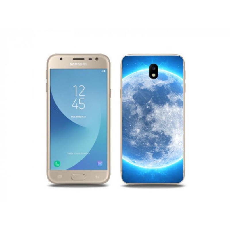Gelový obal mmCase na mobil Samsung Galaxy J3 (2017) - zeměkoule