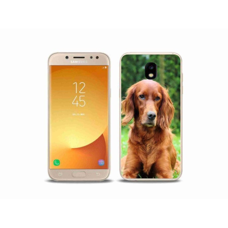 Gelový obal mmCase na mobil Samsung Galaxy J5 (2017) - irský setr